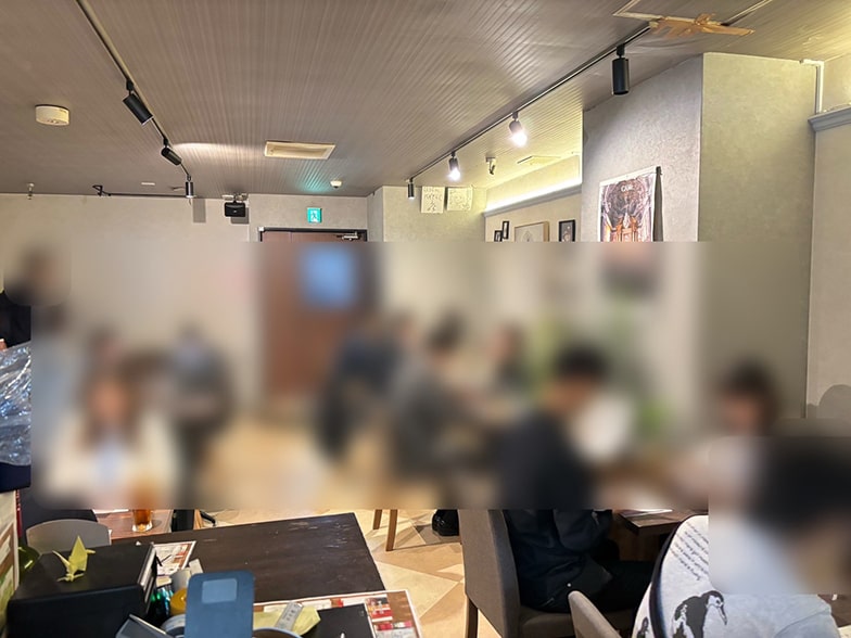 写真：パーティの様子