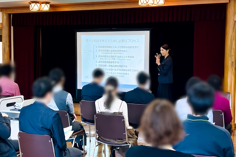 写真：婚育プログラムの様子