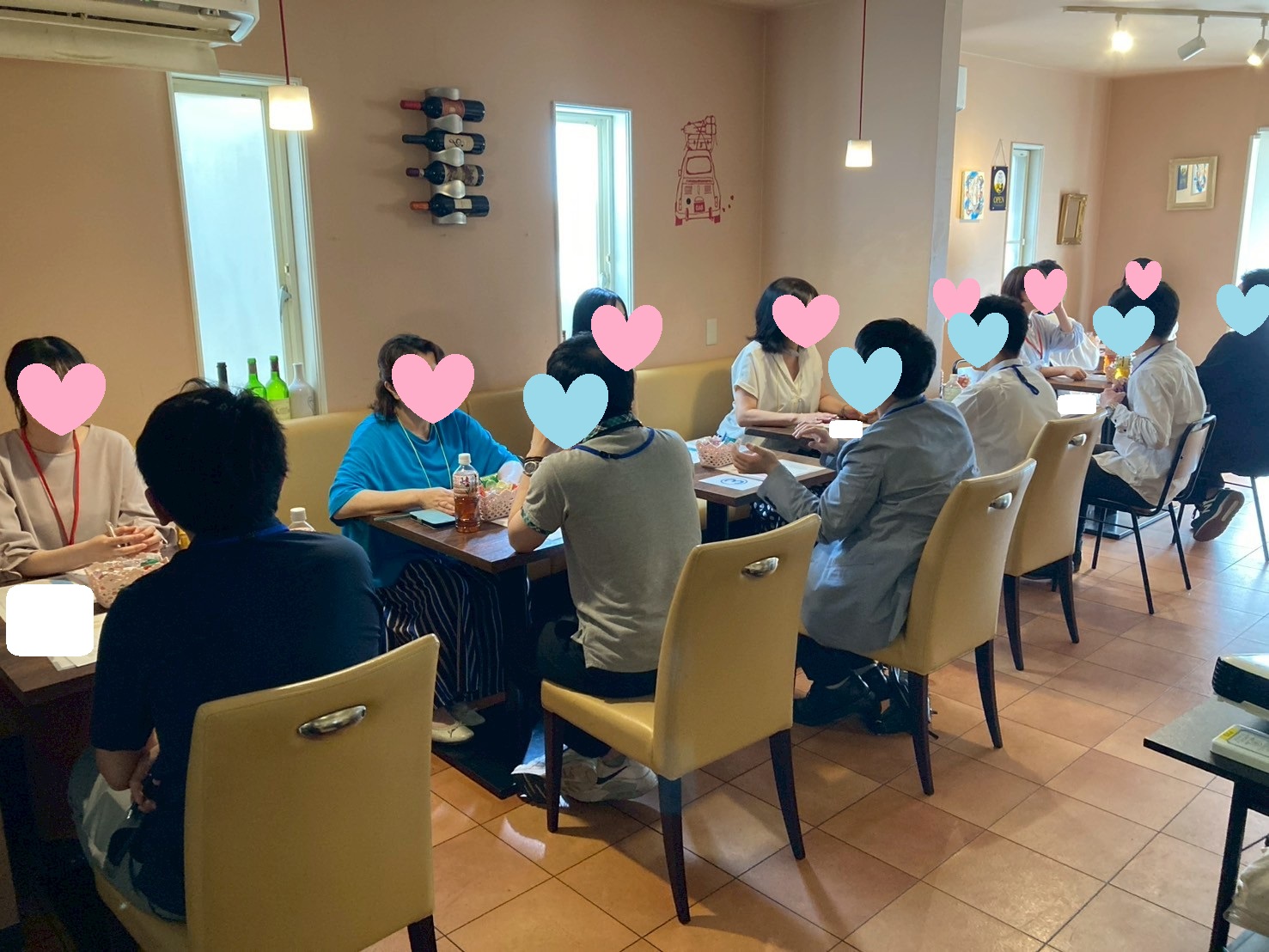 写真:パーティの様子