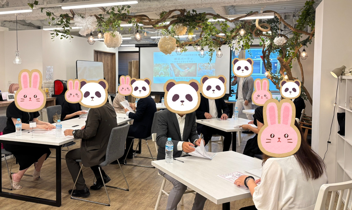 写真：パーティの様子