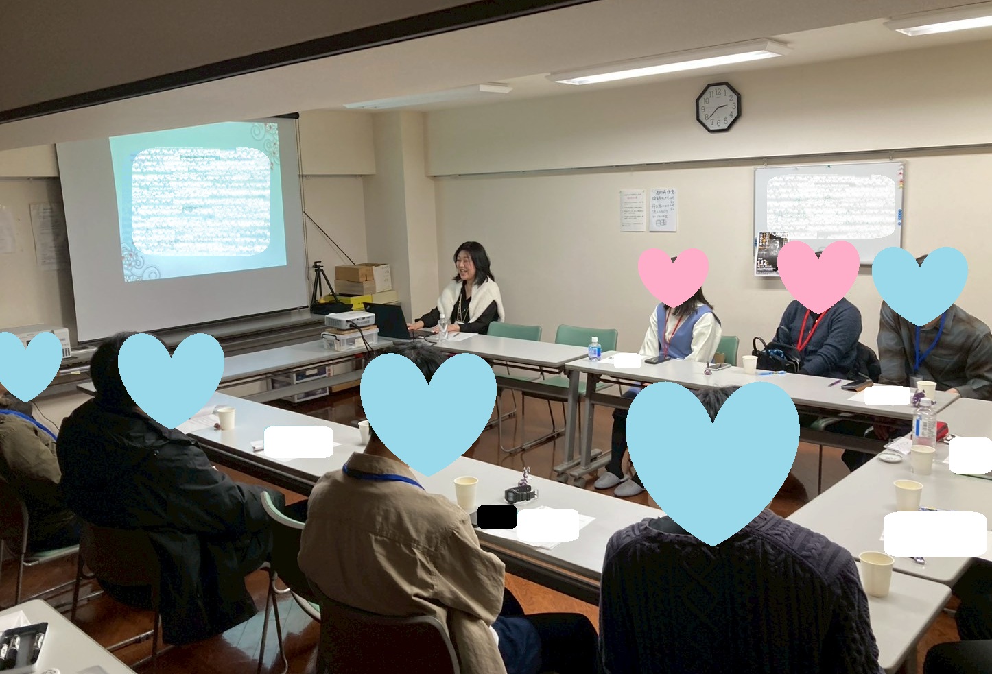 写真:パーティの様子