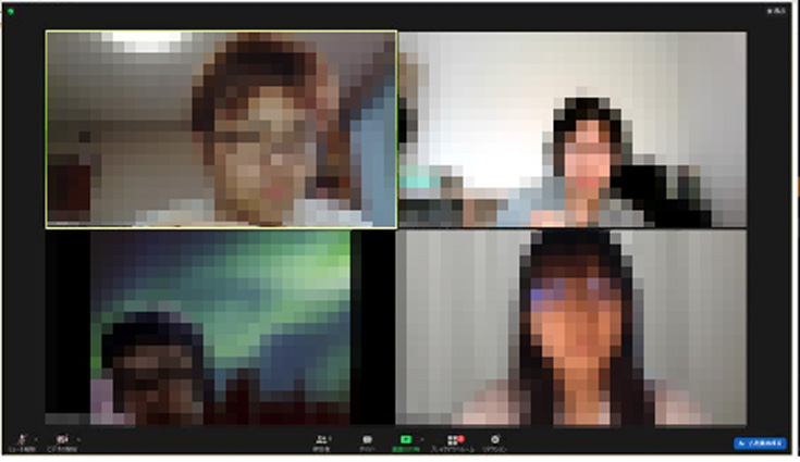 オンラインでのセミナーの様子