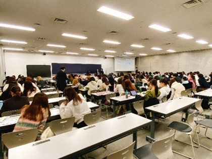 ライフデザインに関する講義の様子